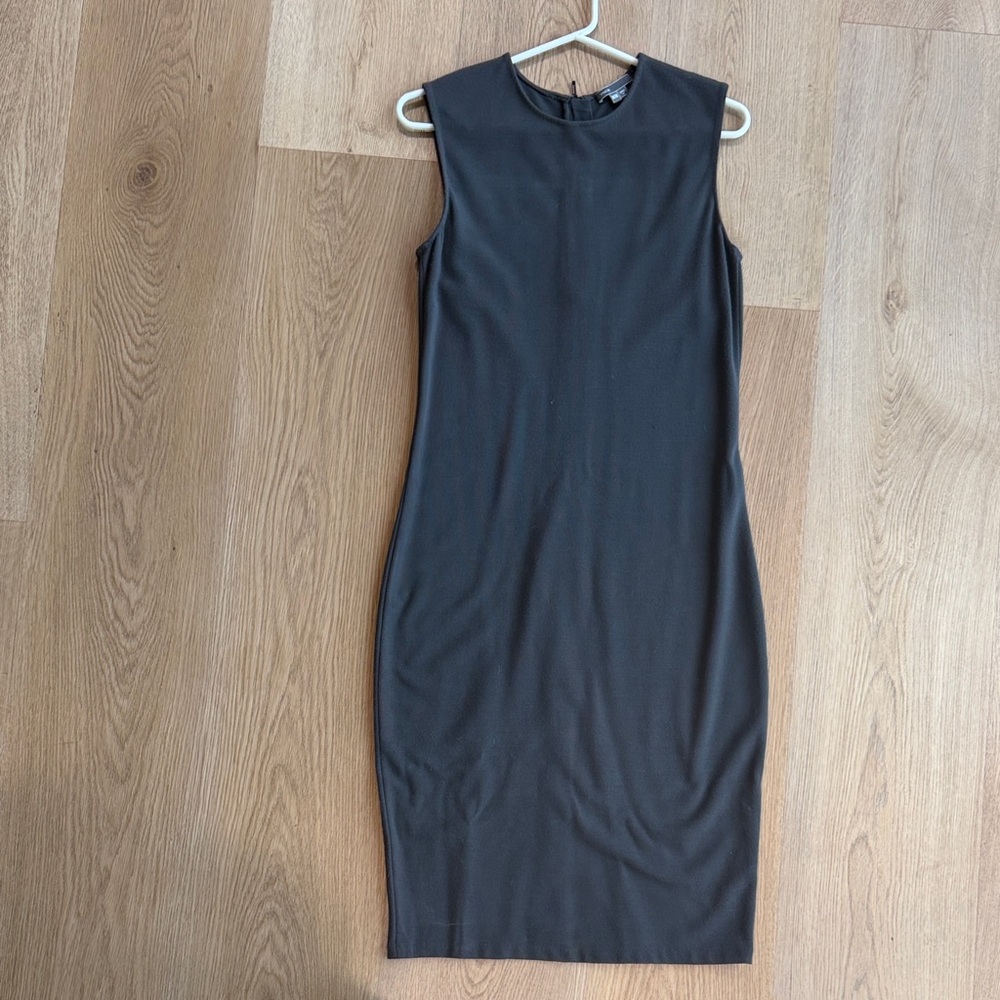 VINCE crewneck stretch dress